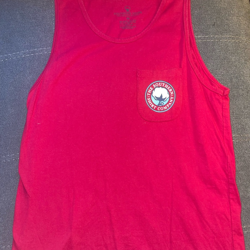 The Southern Shirt Company Red Tank Top